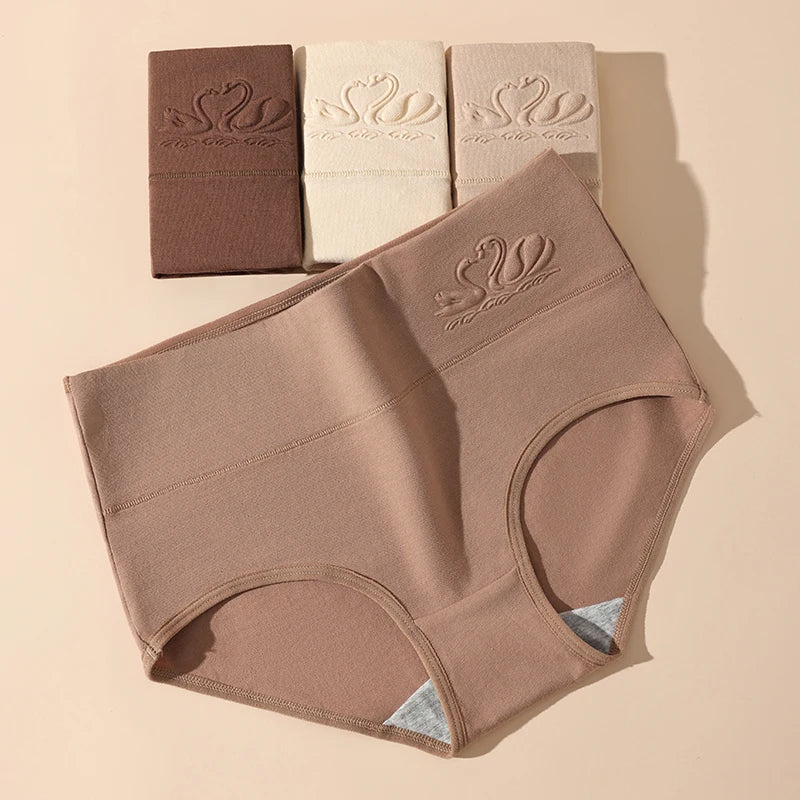 Culottes Taille Haute en Coton – Lot de 4 – Confort & Maintien | Du M au 5XL